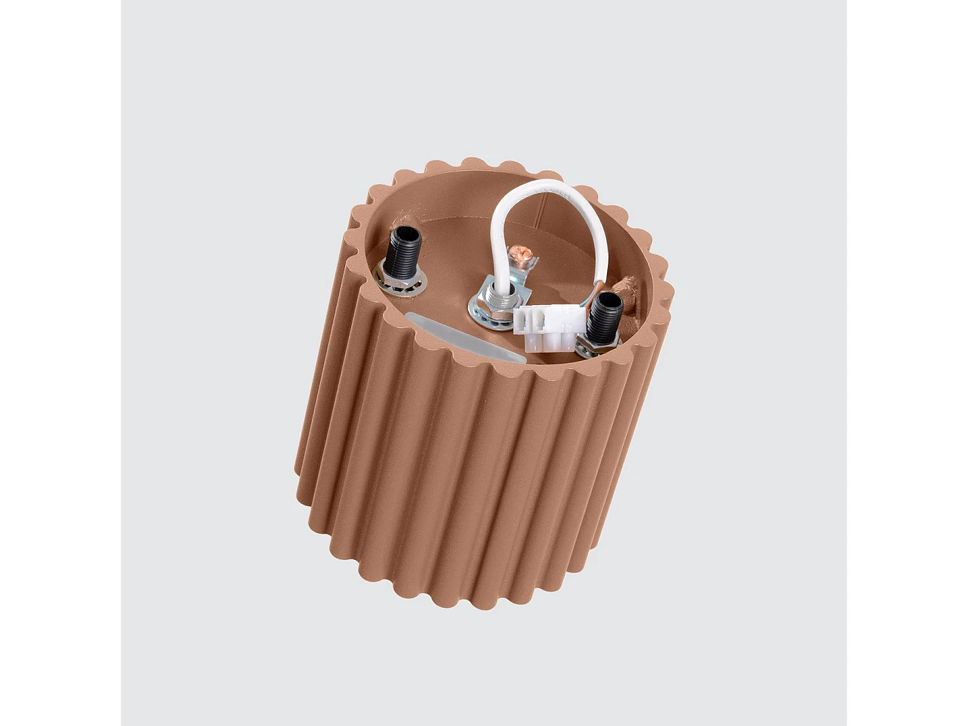 Plafonnier Aurélis 1 moka GU10