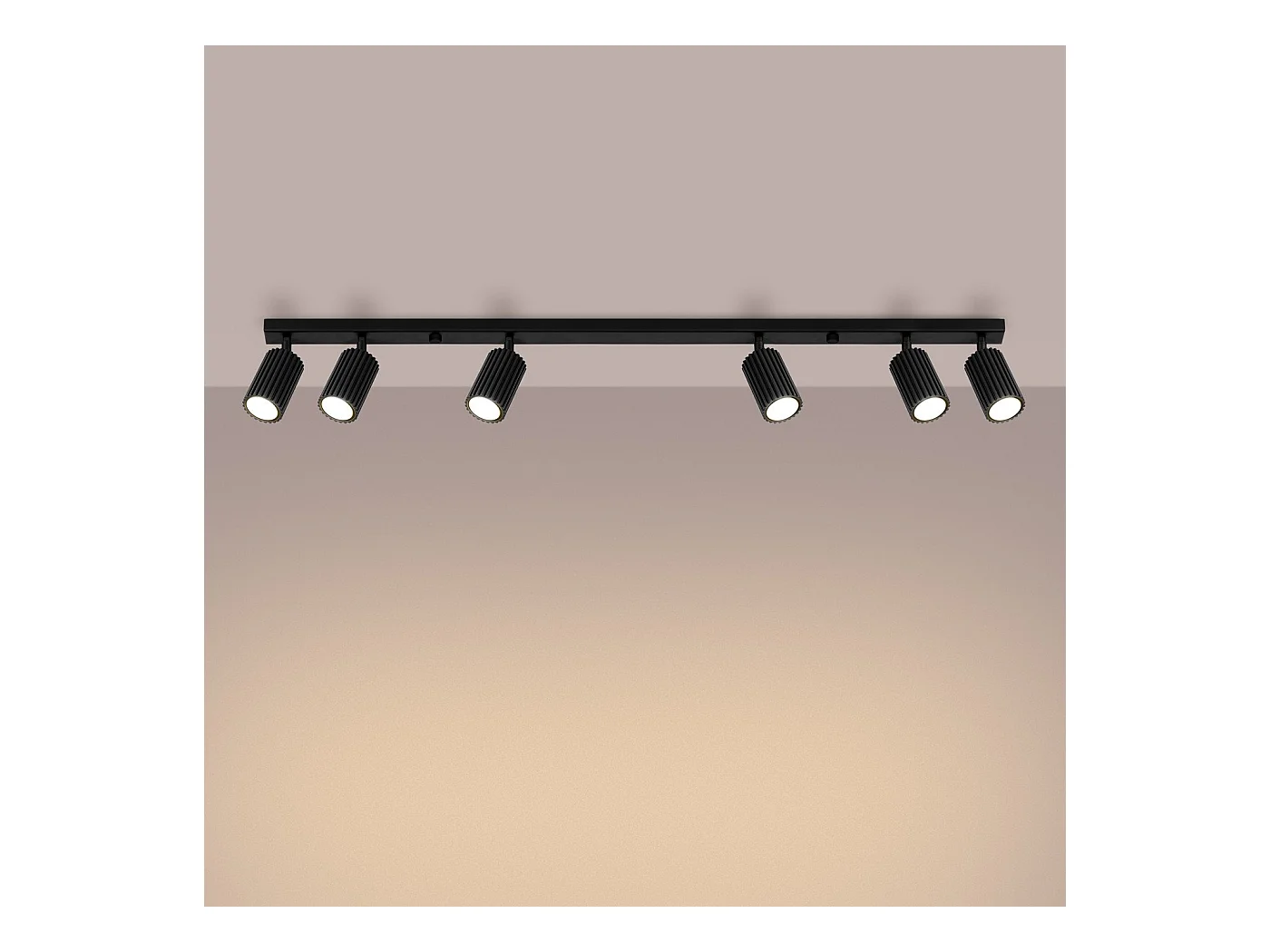 Plafonnier Onyx 6L noir