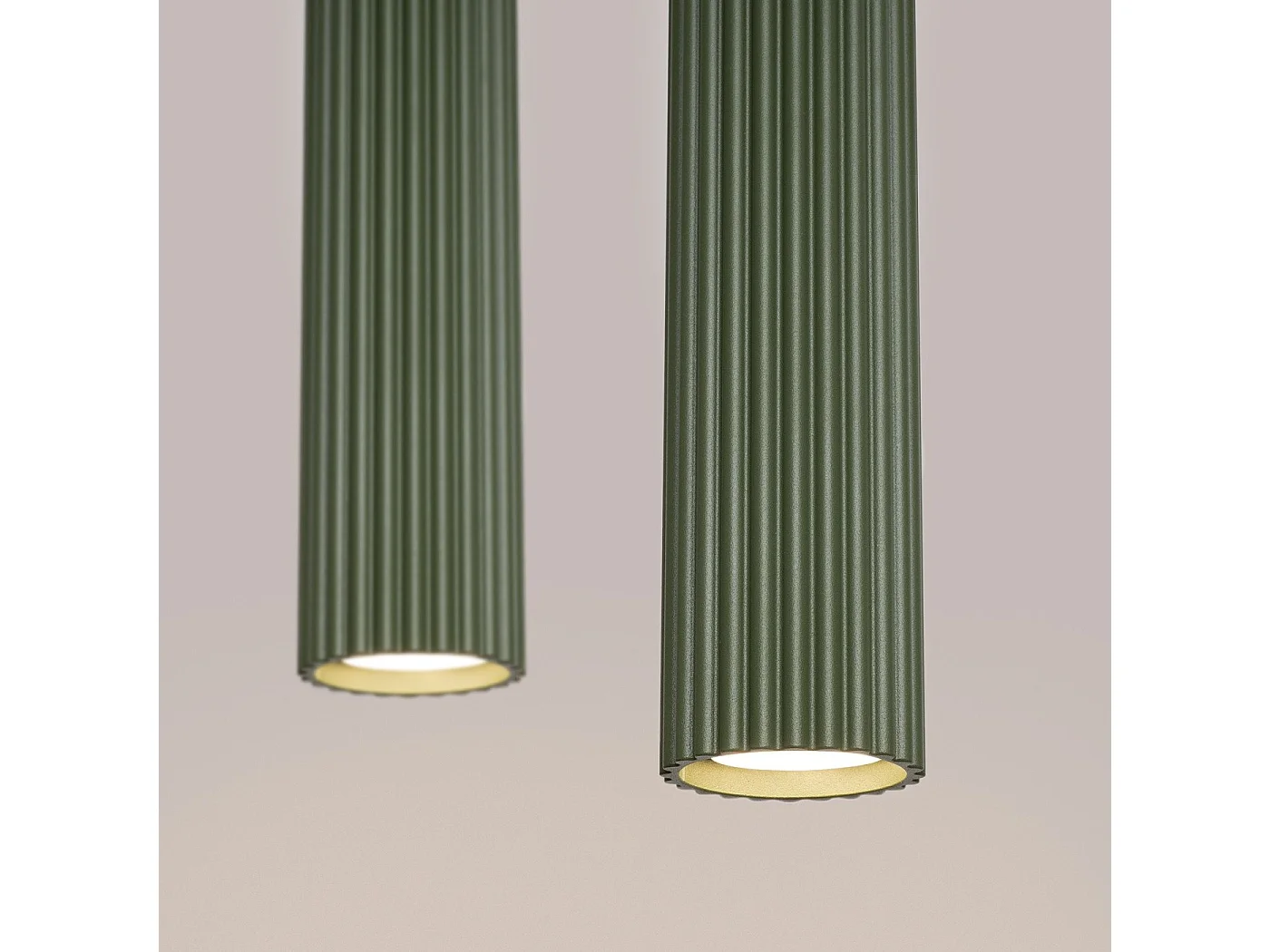 Lampe suspendue Onyx 2 vert olive