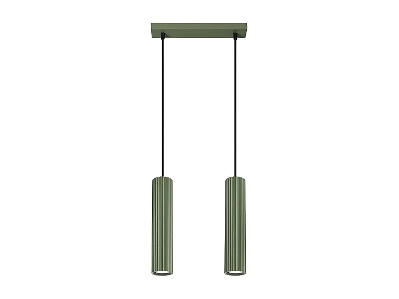 Lampe suspendue Onyx 2 vert olive