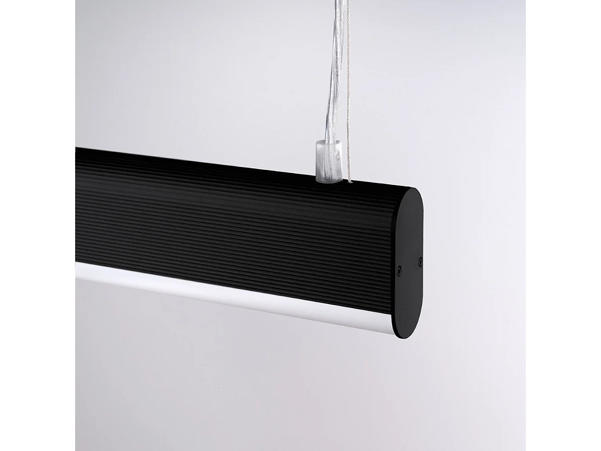 Lampe suspendue Oris noir LED 3000K