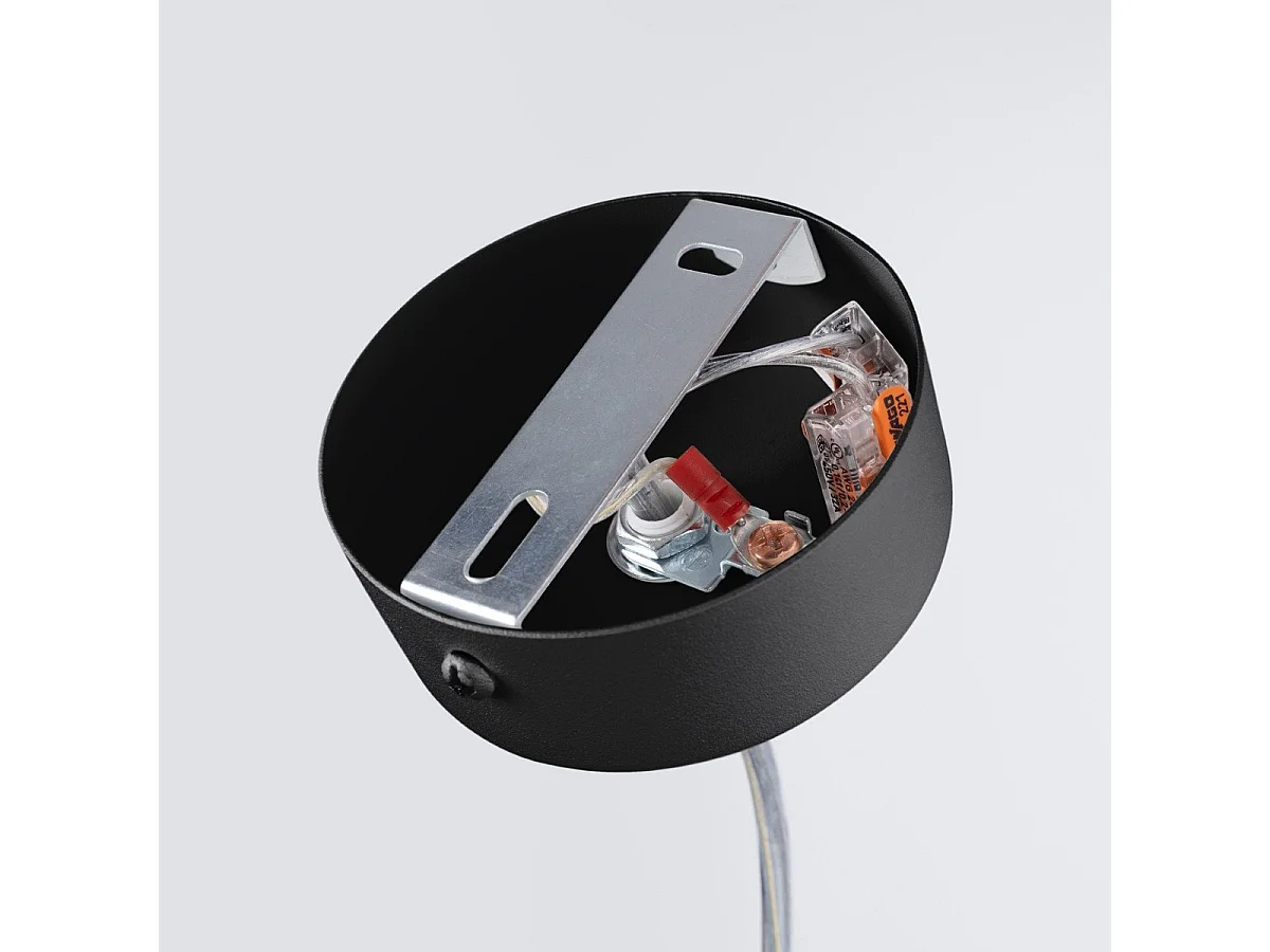 Lampe suspendue Oris noir LED 3000K