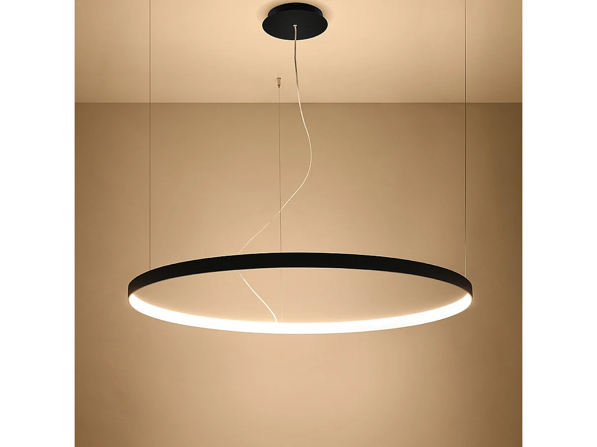 Lustre Nyra 110 noir 3000K