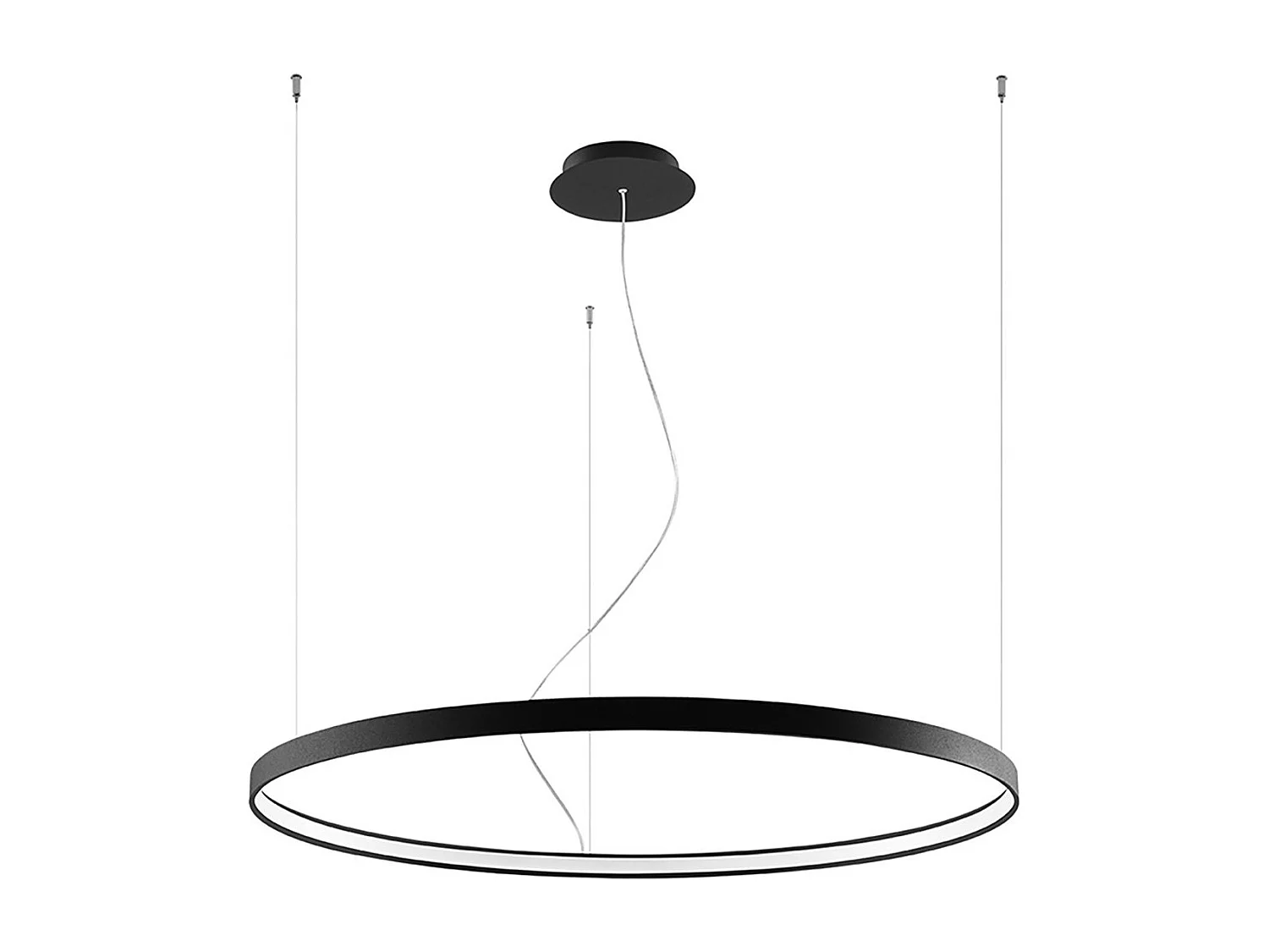 Lustre Nyra 110 noir 3000K