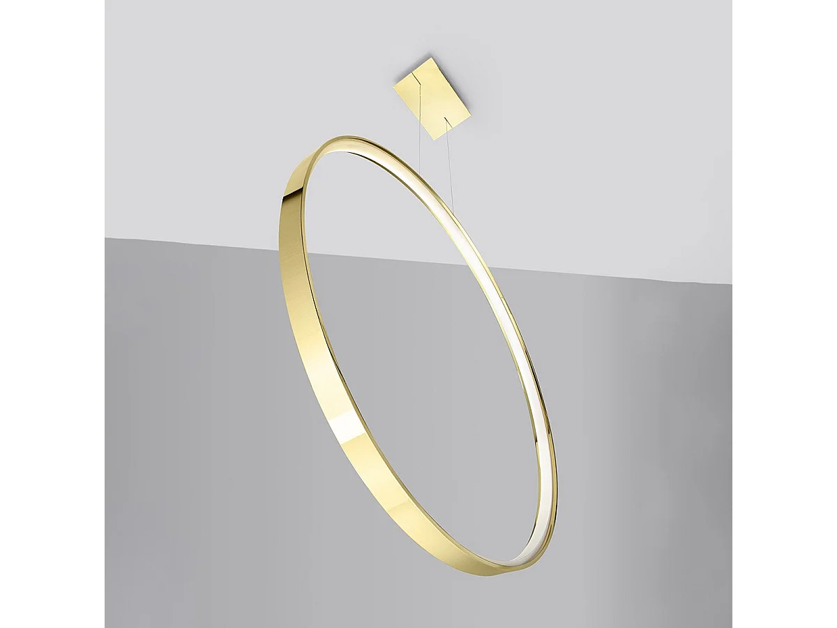 Lampe pendante Nyra 78 or poli LED 3000K