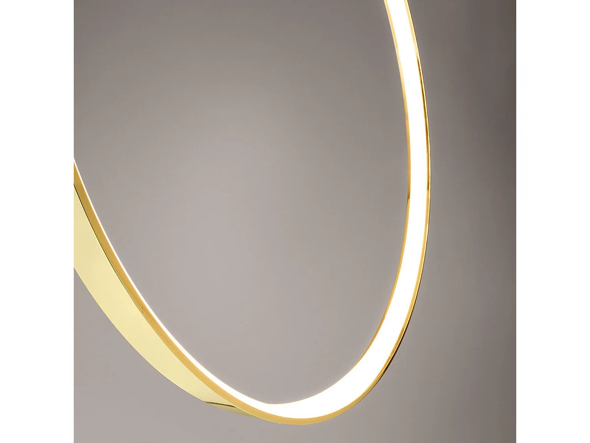 Lampe pendante Nyra 78 or poli LED 3000K