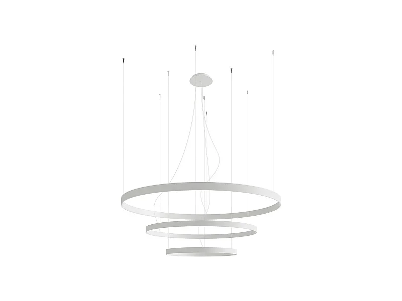 Lustre Nyra 3 55-78-110 blanc LED 3000K