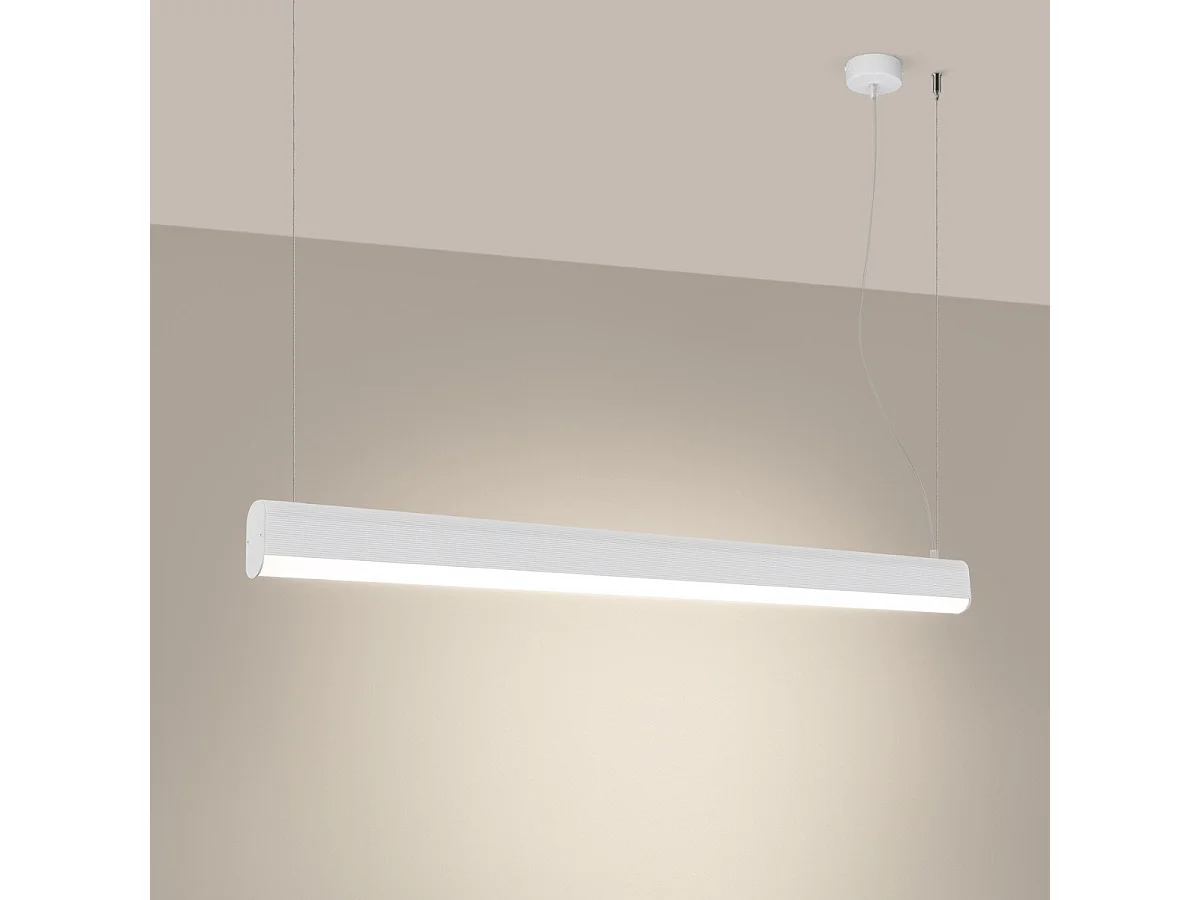 Lampe suspendue Oris blanc LED 3000K