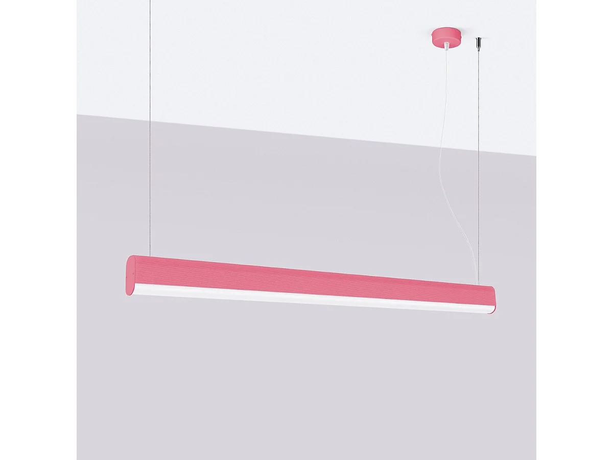 Lampe suspendue Oris rose LED 4000K