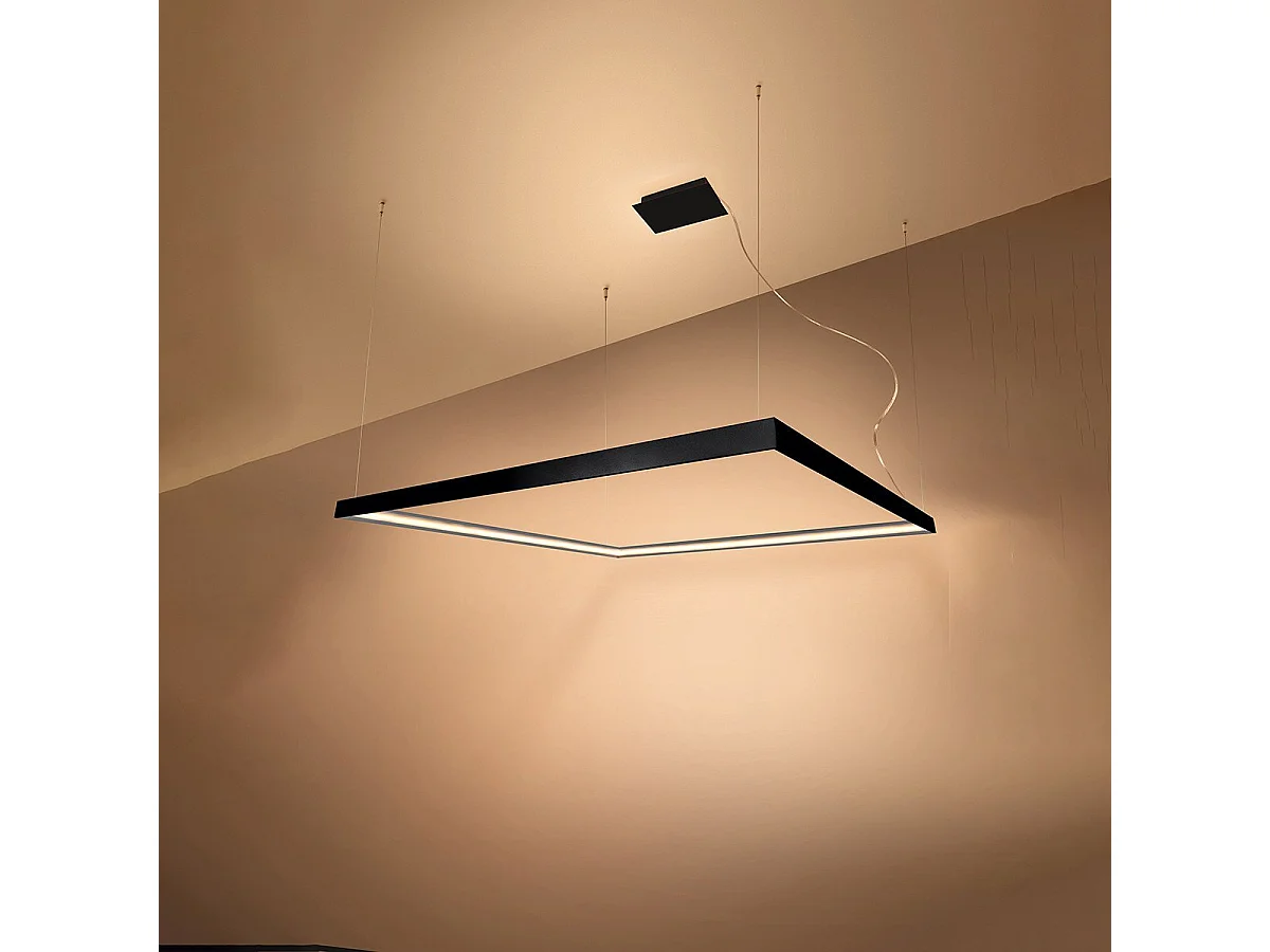 Lustre Luxa L noir 3000K