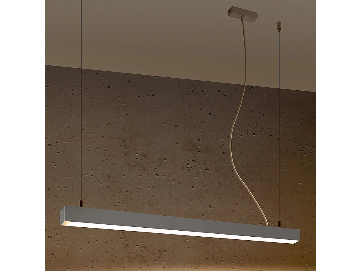 Lampe pendante Vesta 90 gris