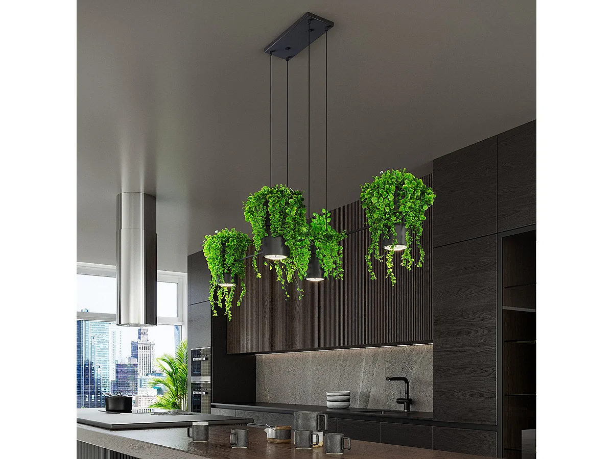 Lampe pendante Alba noir