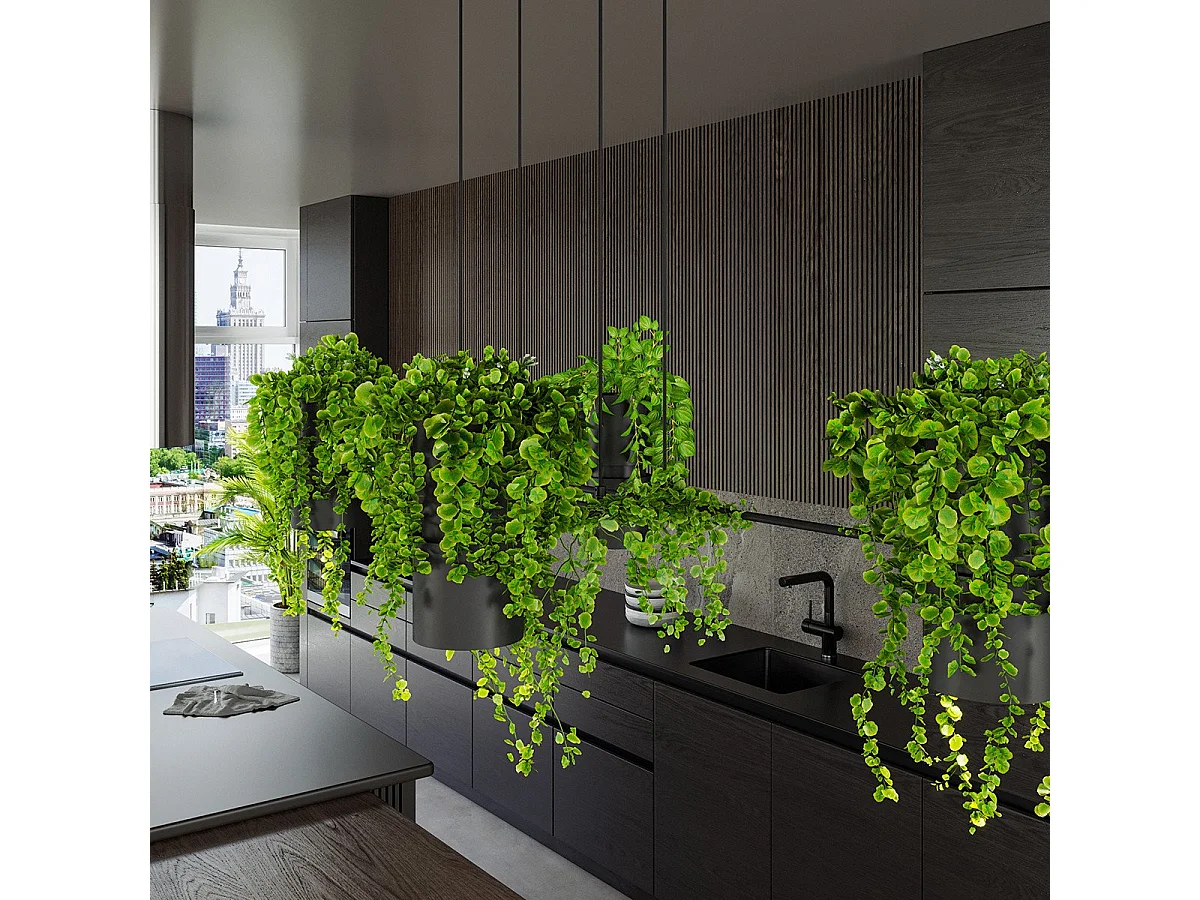 Lampe pendante Alba noir