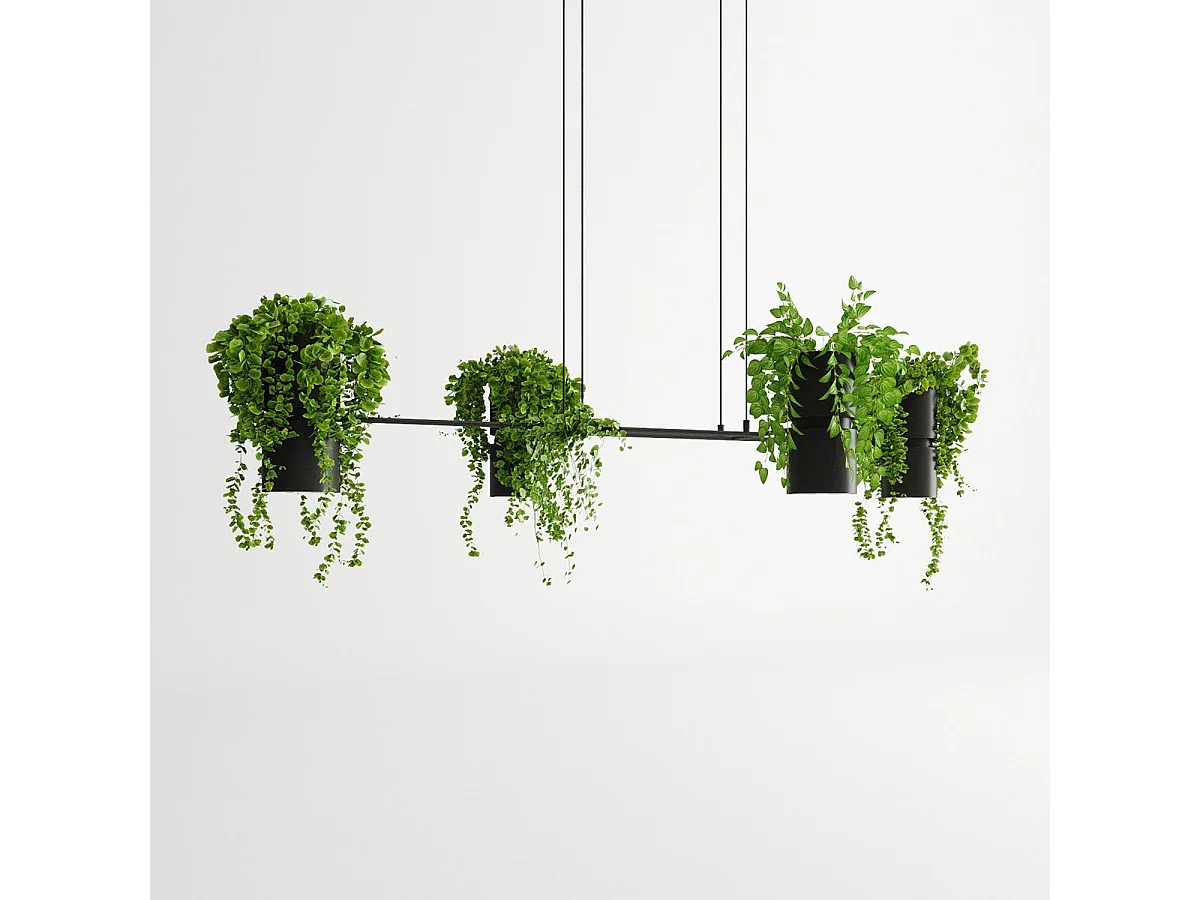 Lampe pendante Alba noir