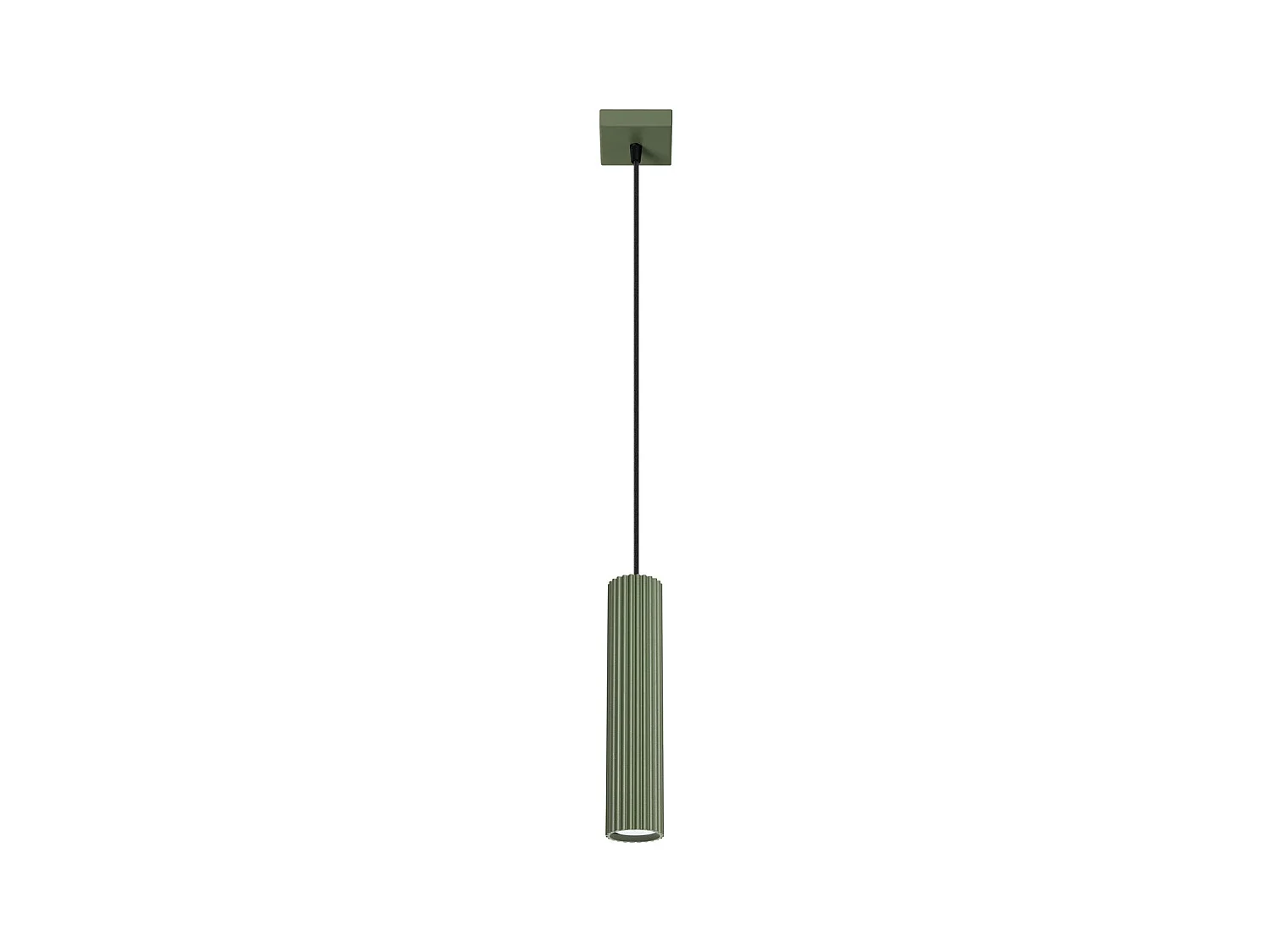 Lampe suspendue Onyx 1 vert olive