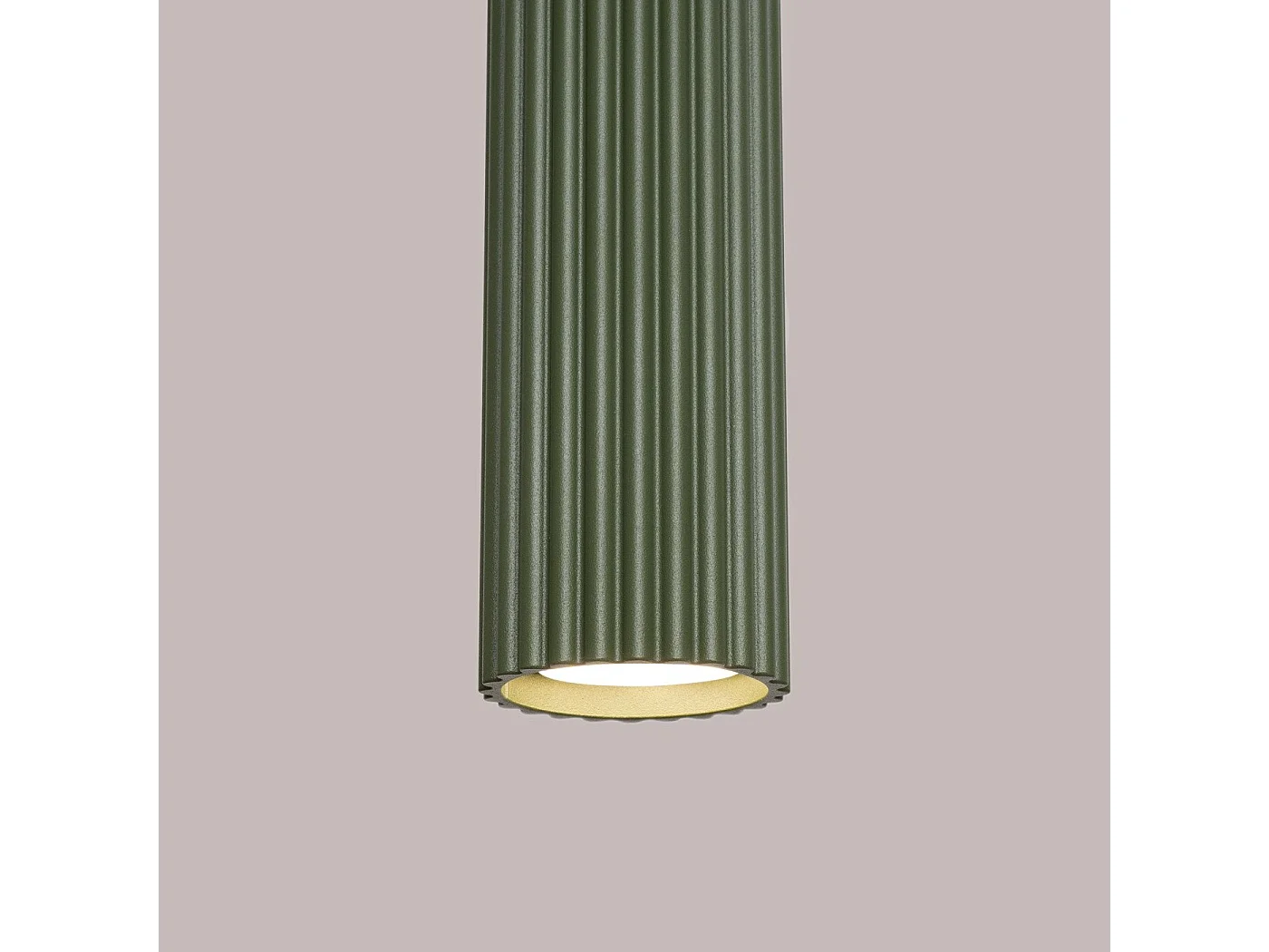 Lampe suspendue Onyx 1 vert olive