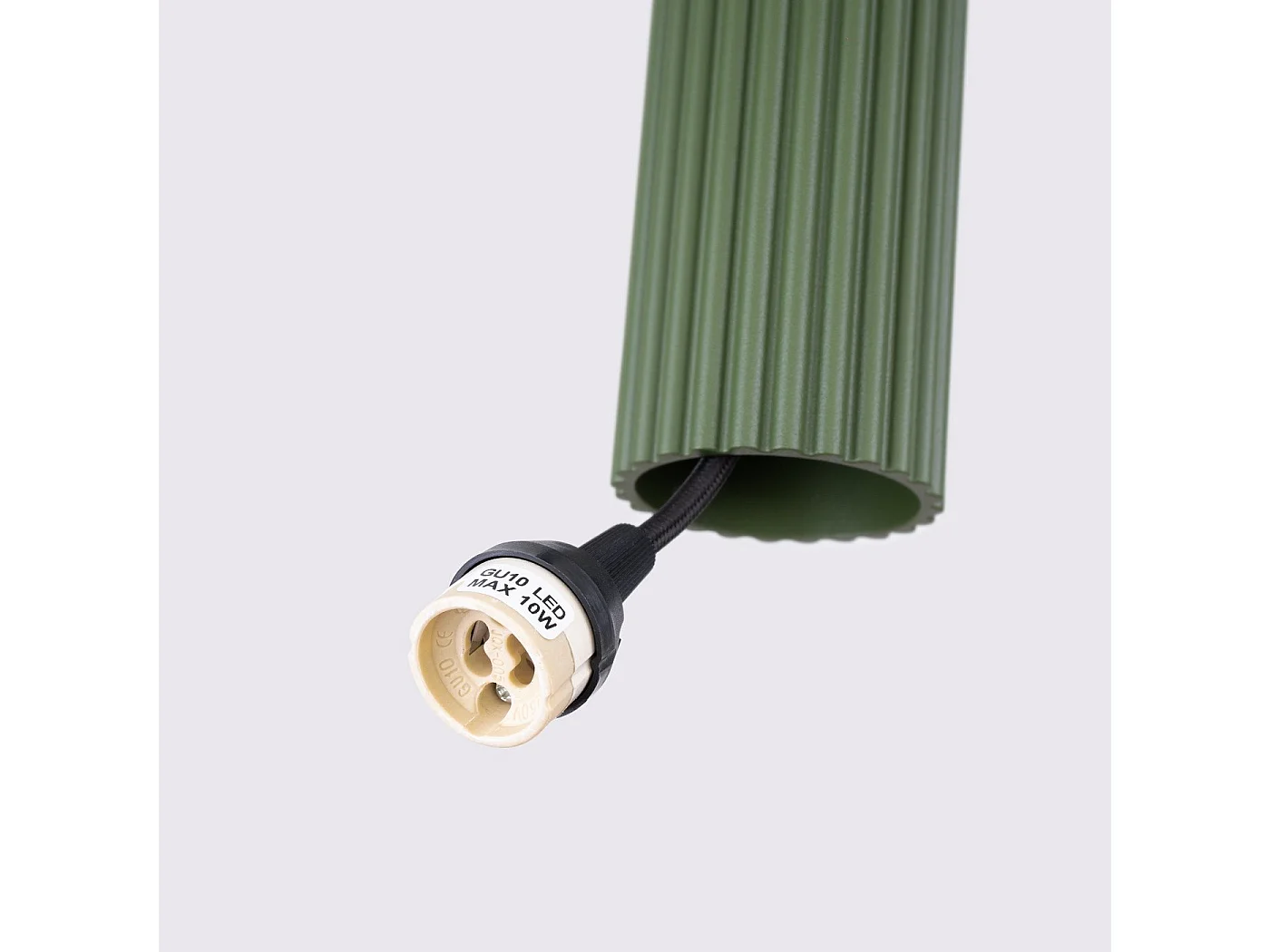 Lampe suspendue Onyx 1 vert olive