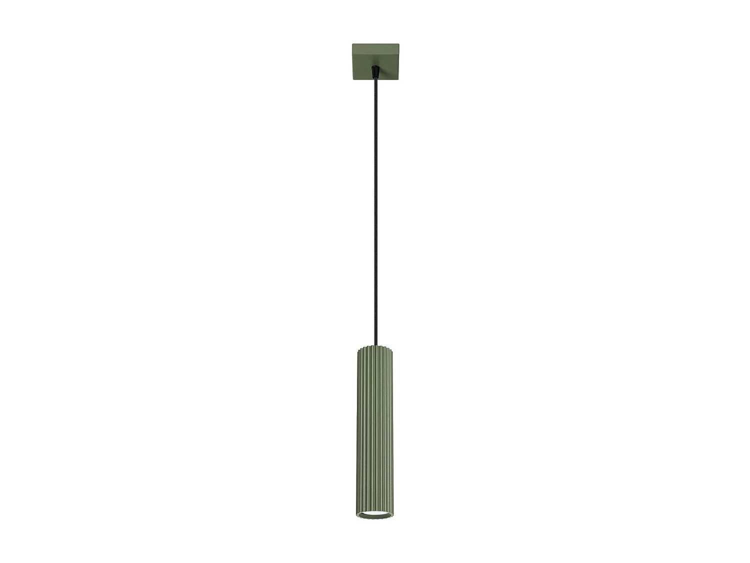 Lampe suspendue Onyx 1 vert olive