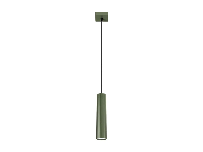 Lampe suspendue Onyx 1 vert olive