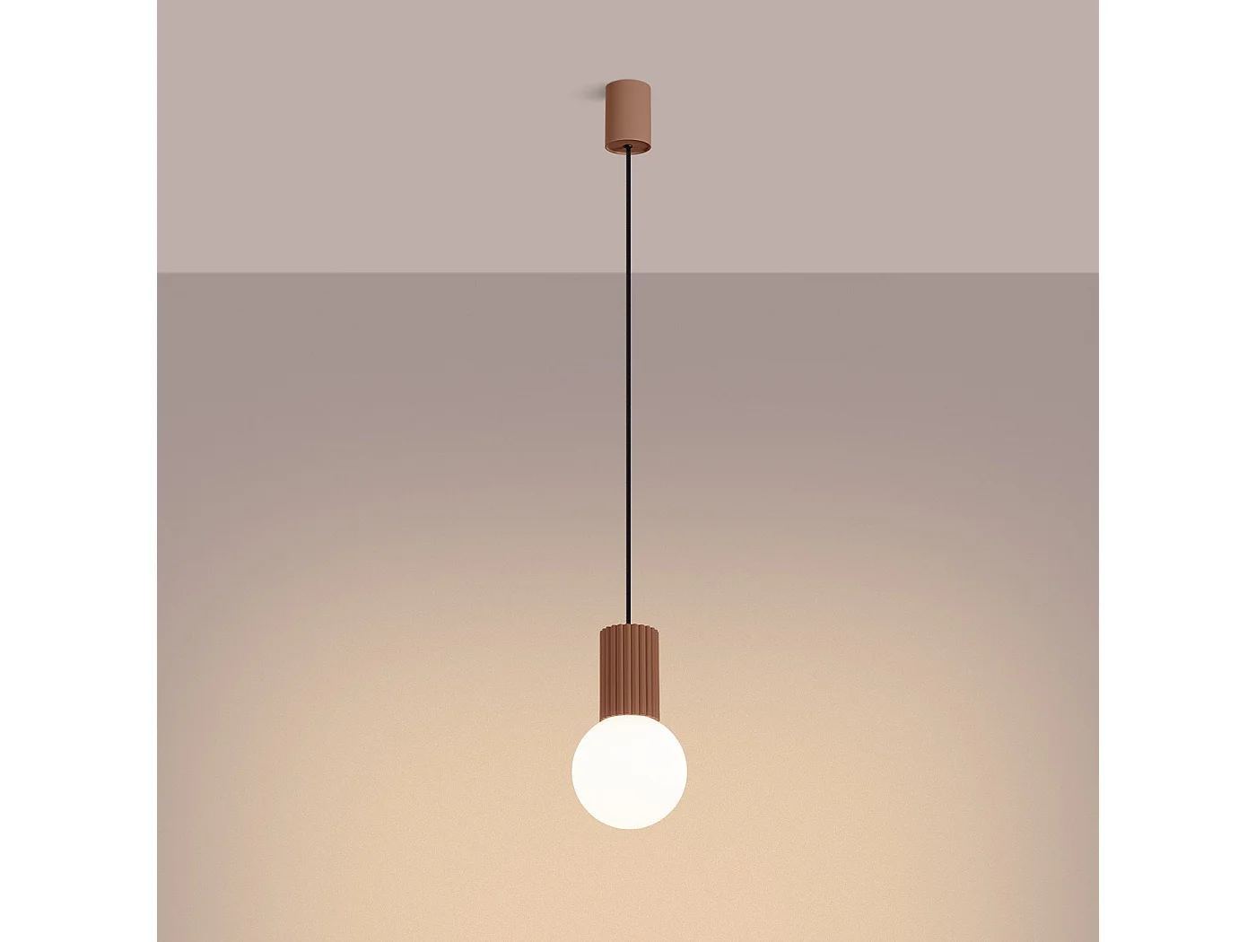 Lampe suspendue Orbis 1 moka