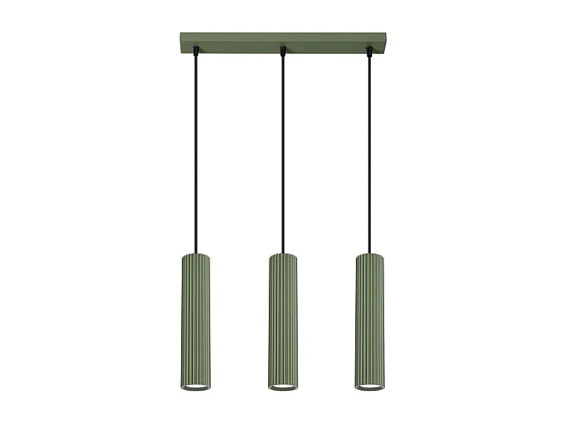 Lampe suspendue Onyx 3L vert olive