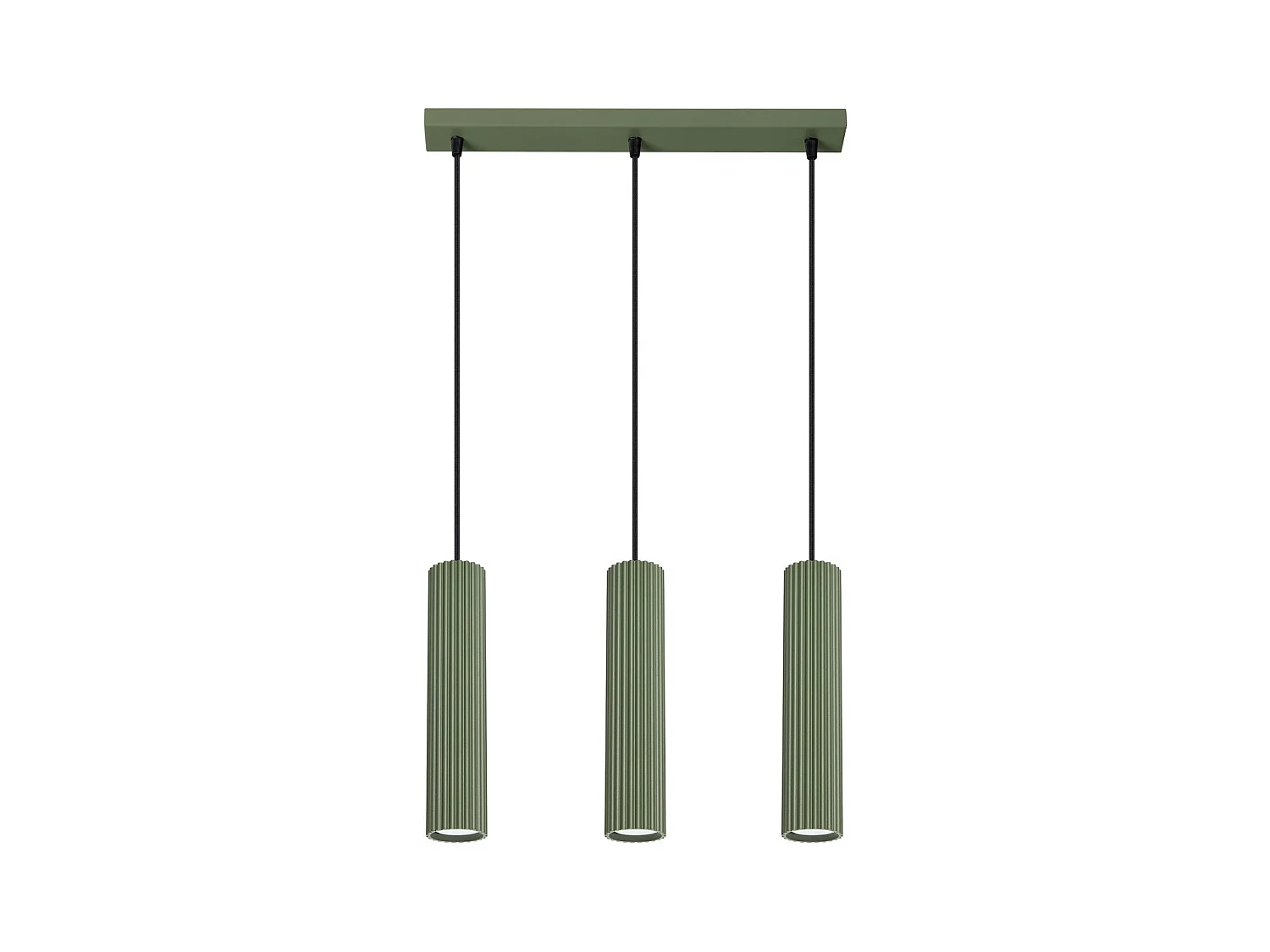 Lampe suspendue Onyx 3L vert olive