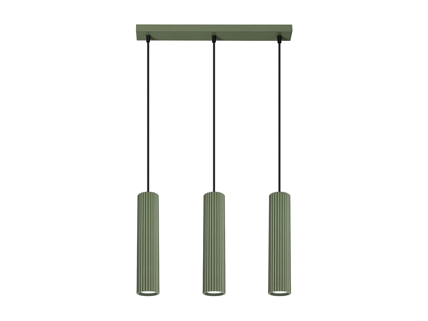 Lampe suspendue Onyx 3L vert olive