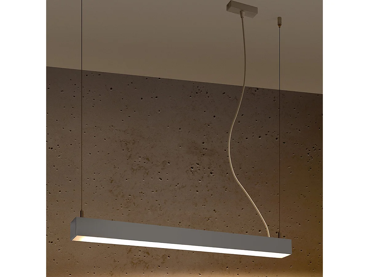 Lampe pendante Vesta 67 gris