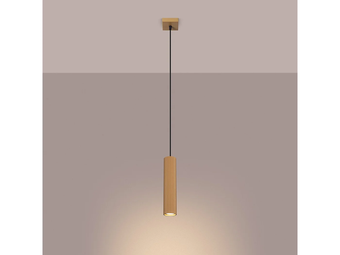 Lampe suspendue Onyx 1 or