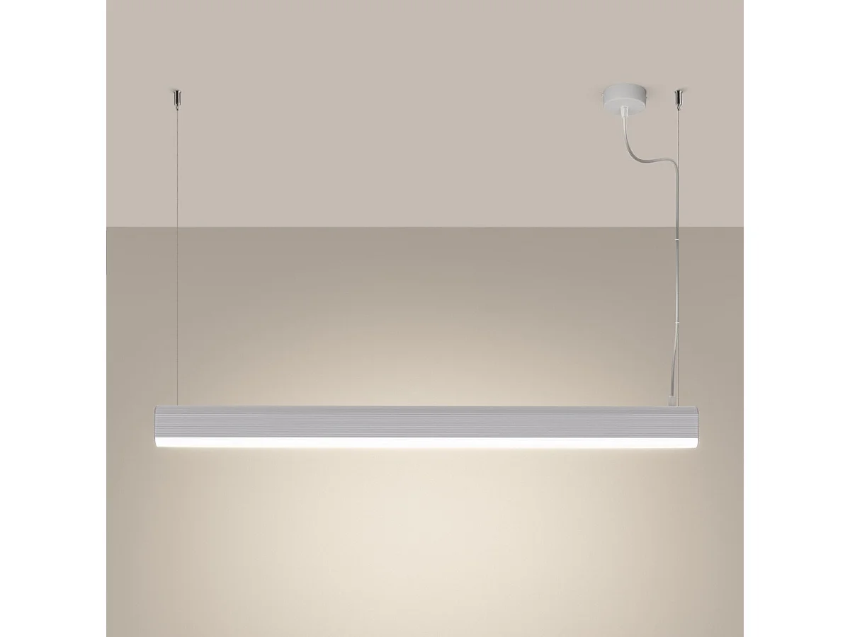 Lampe suspendue Oris blanc LED 4000K