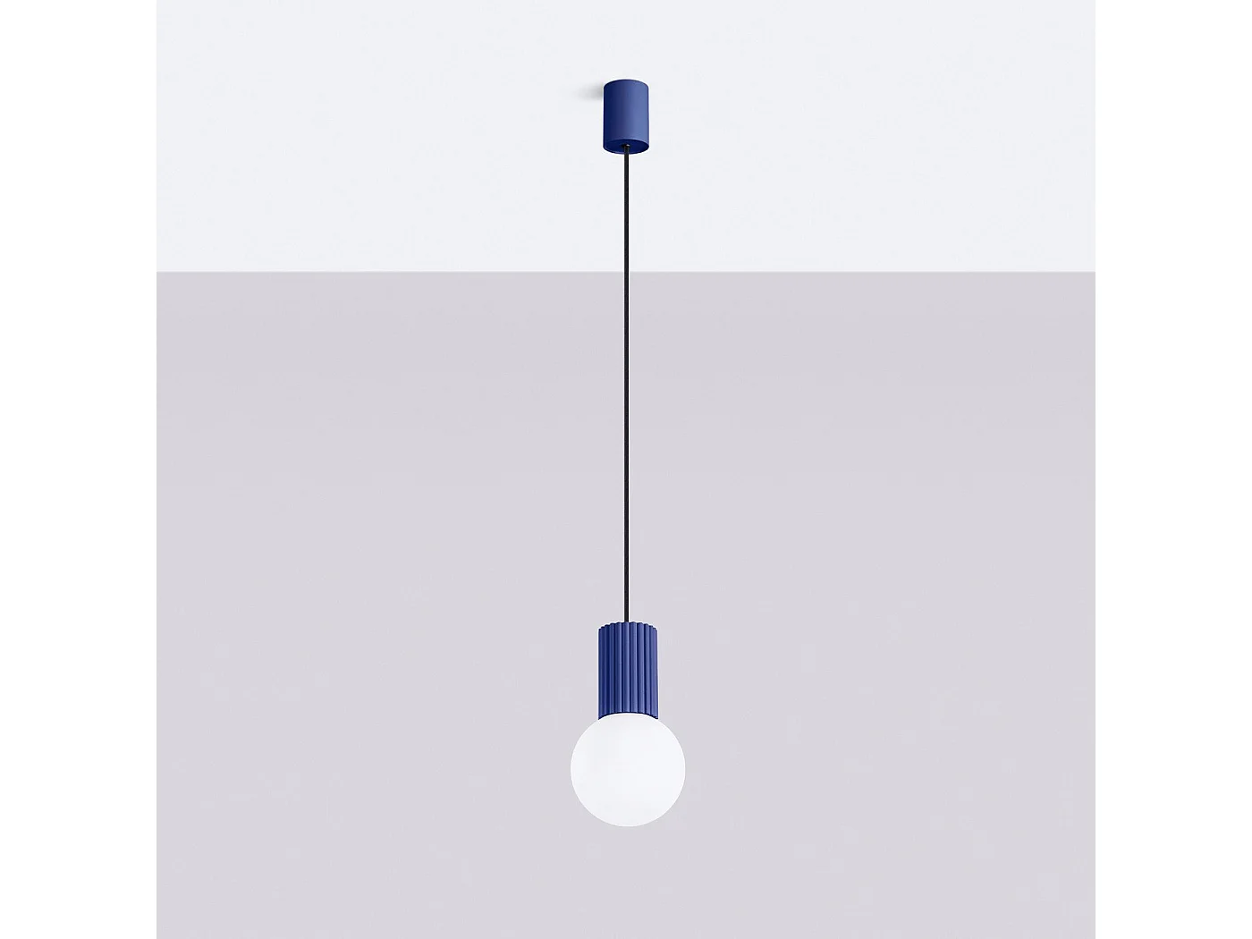Lampe suspendue Orbis 1 outremer