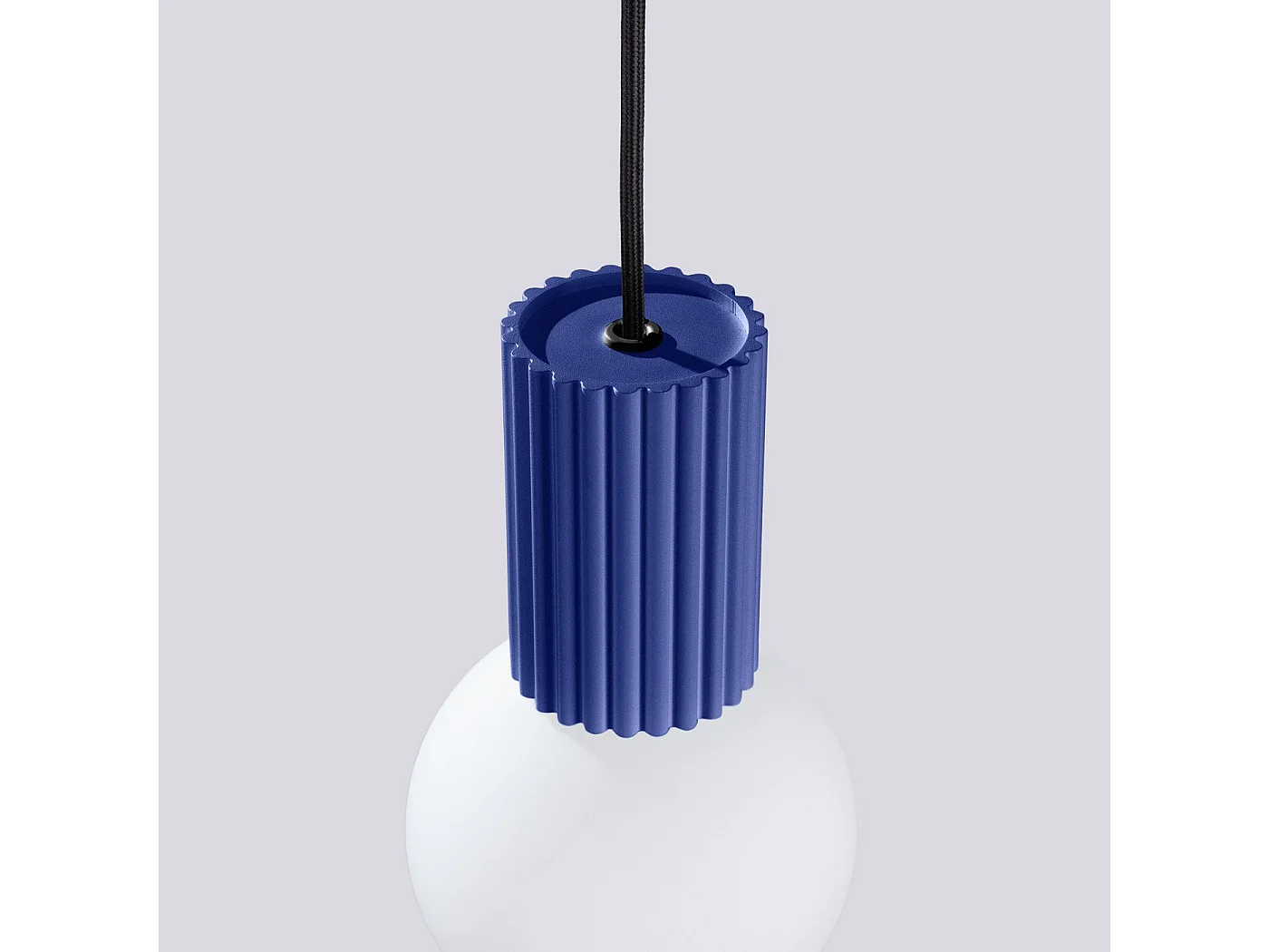 Lampe suspendue Orbis 1 outremer
