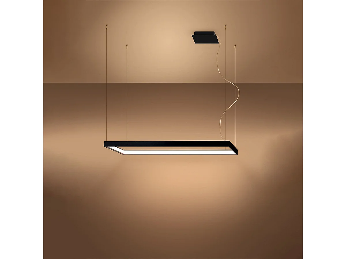 Lustre Sirius M noir 3000K