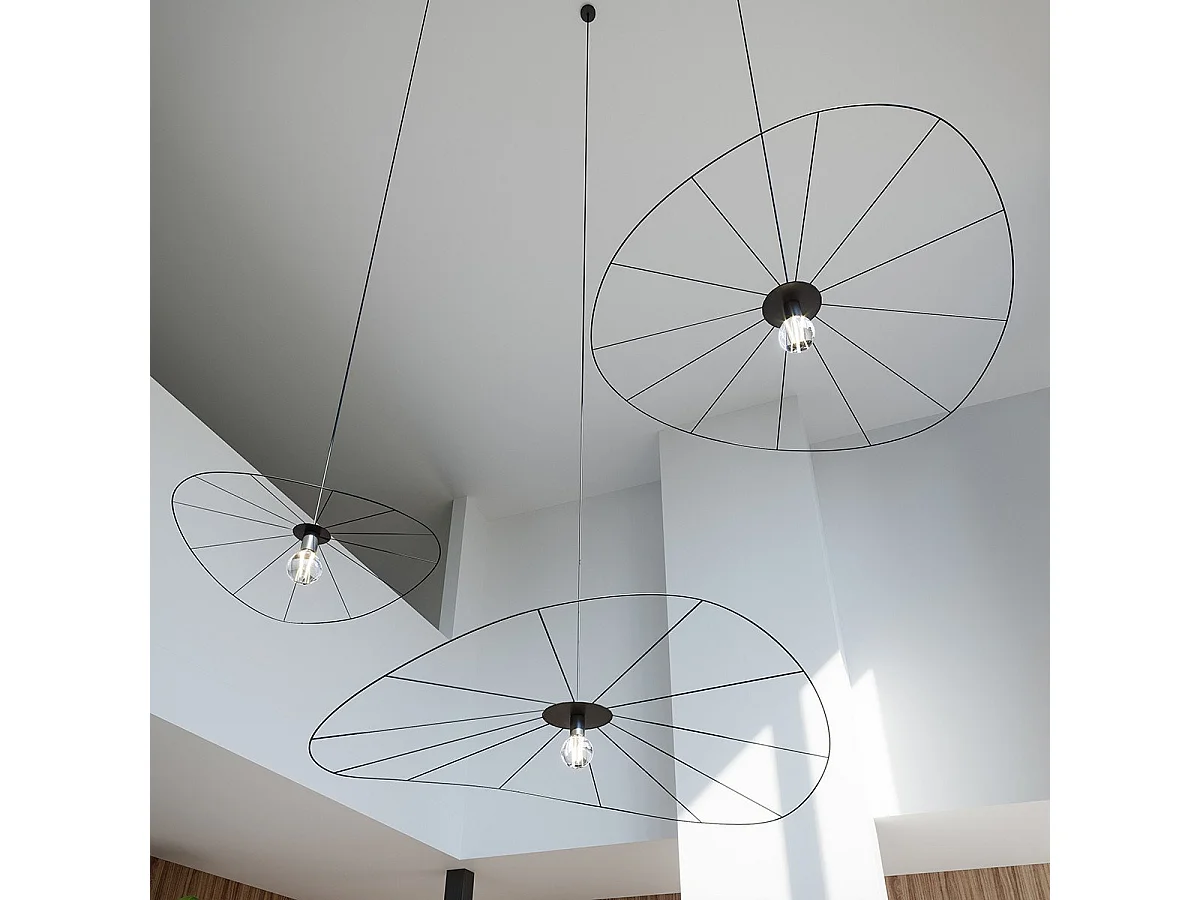 Lampe suspendue Solis 70 noir