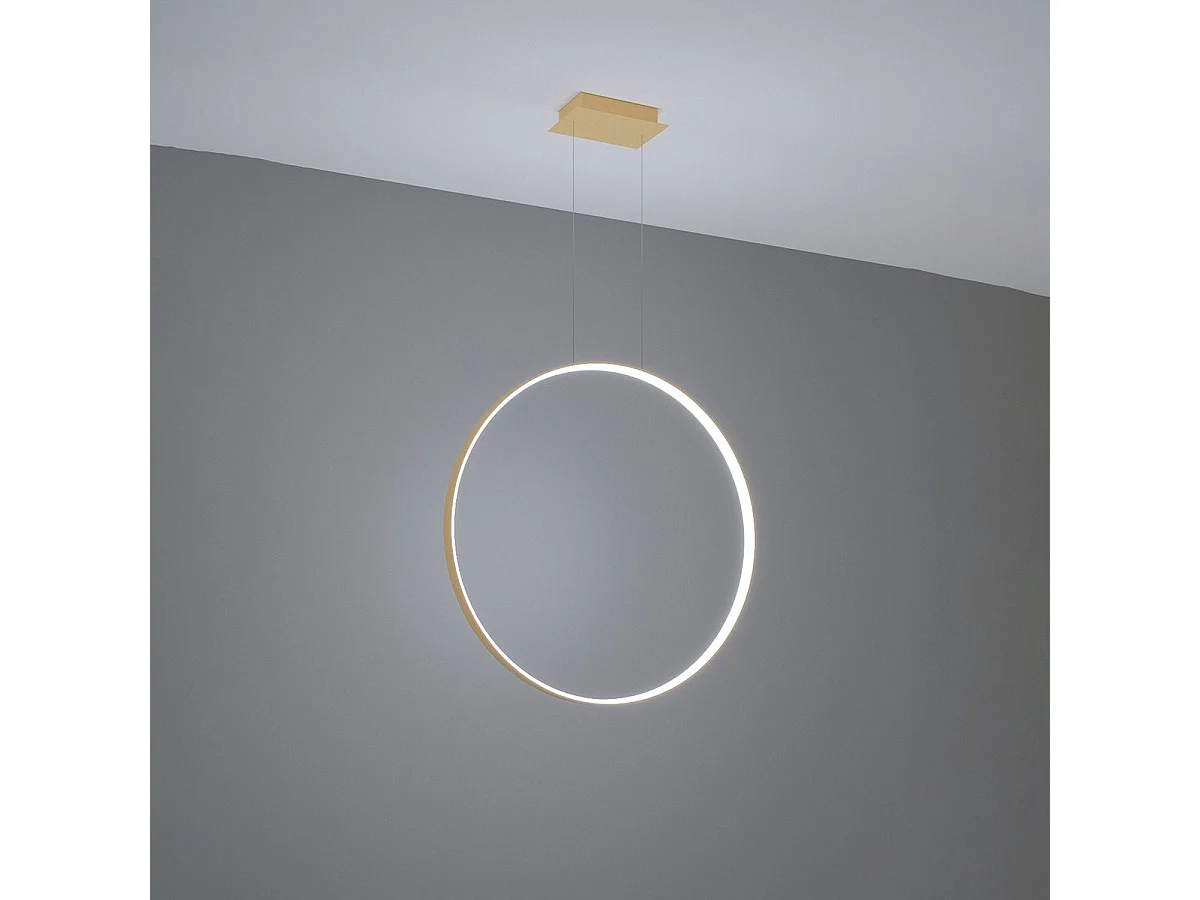 Lampe suspendue Nyra 78 doré 4000K