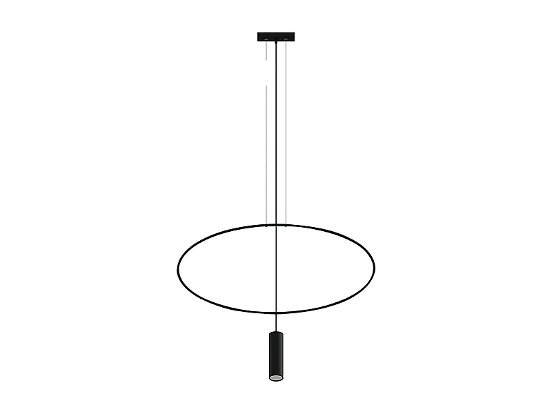 Lampe suspendue Caelis 1 noir