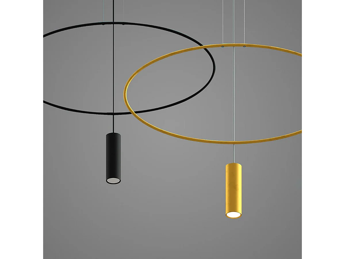 Lampe suspendue Caelis 1 noir