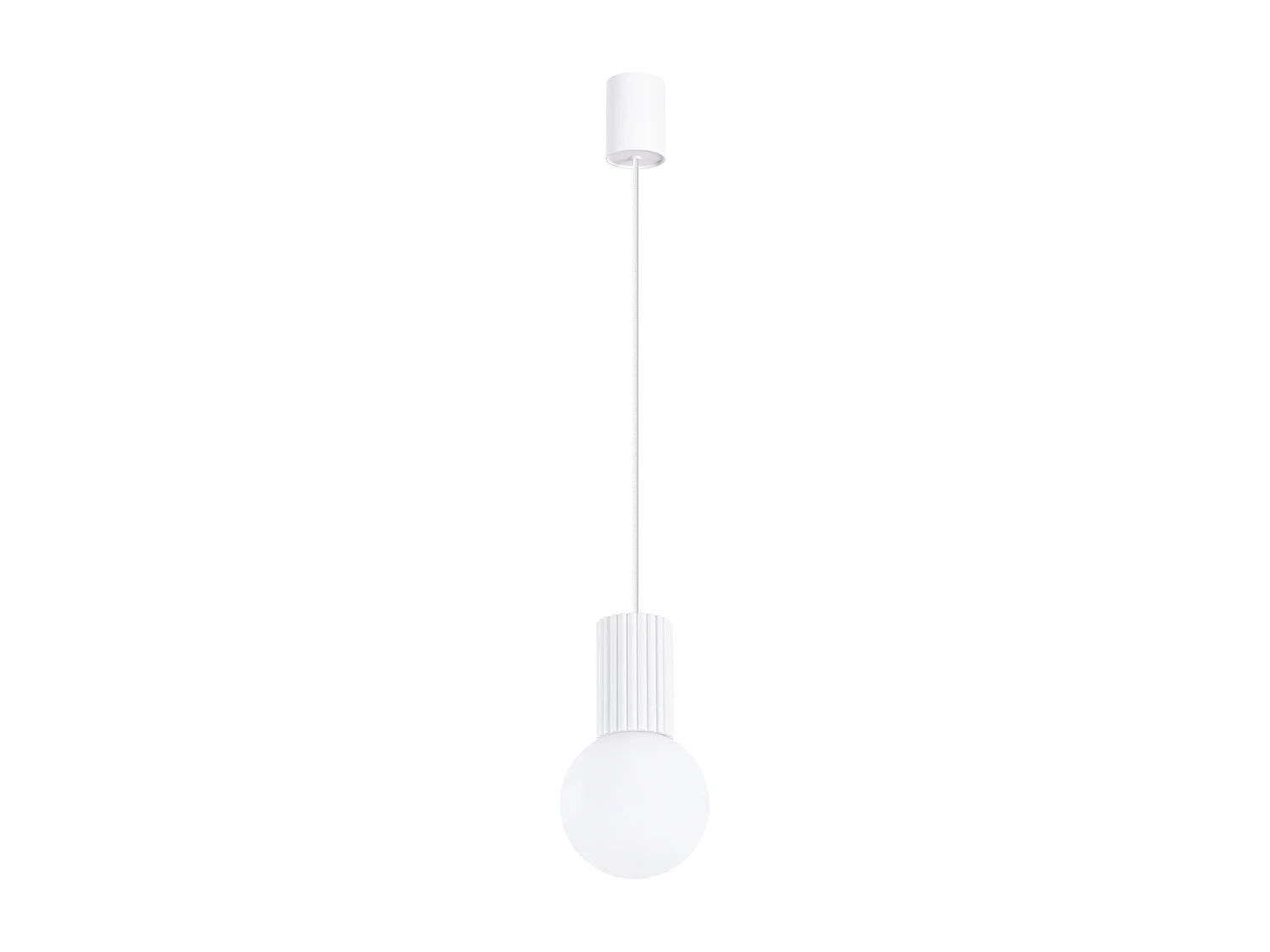 Lampe suspendue Orbis 1 blanc
