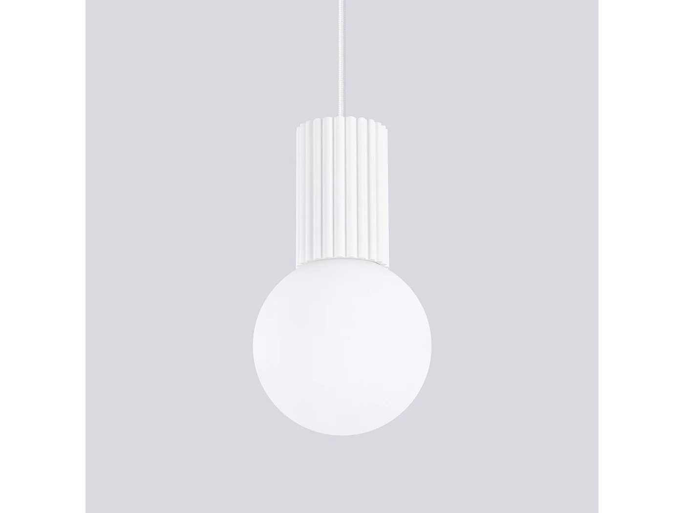 Lampe suspendue Orbis 1 blanc