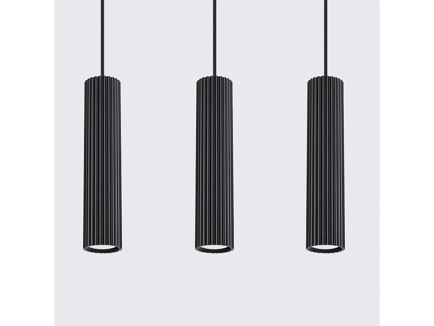 Lampe suspendue Onyx 3L noir