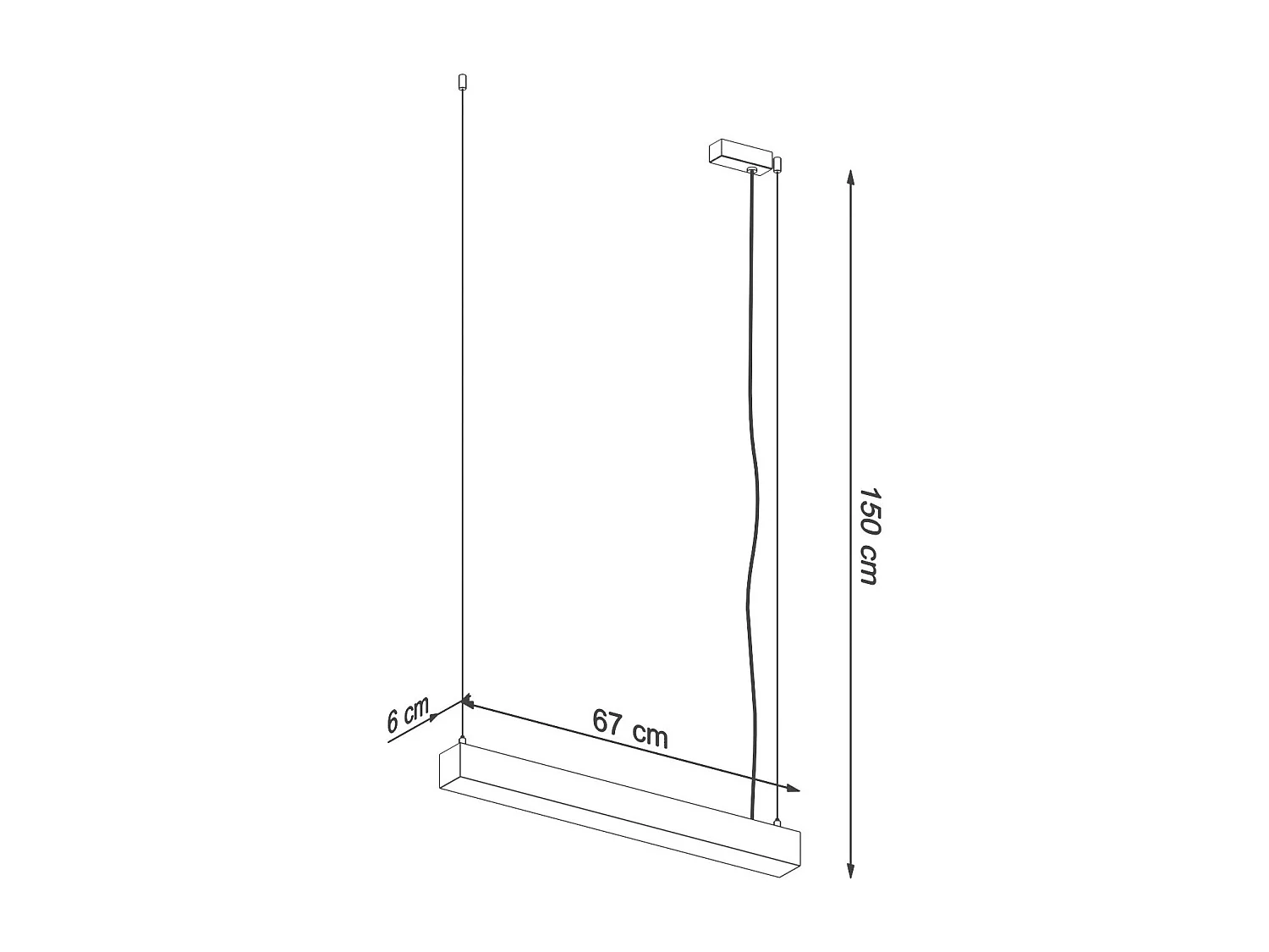 Lampe pendante Vesta 67 blanc