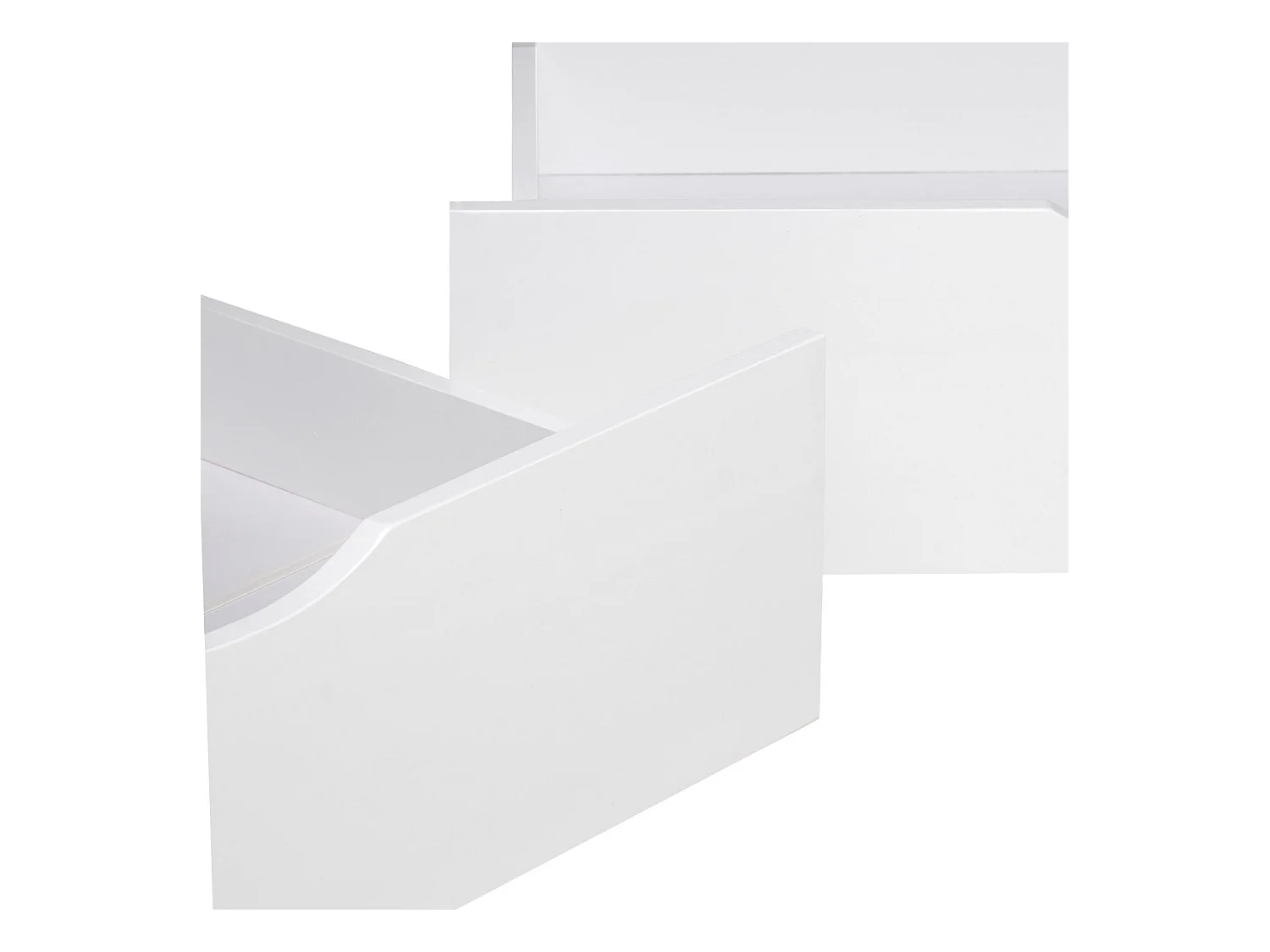 Tiroir de lit 82x53x22 cm blanc