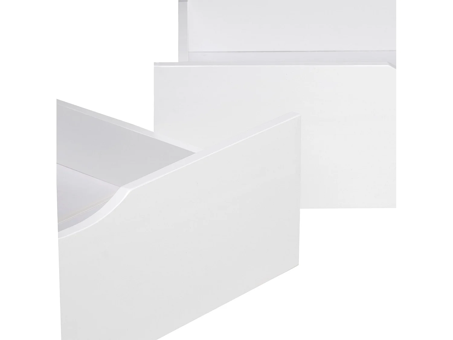 Tiroir de lit 82x53x22 cm blanc