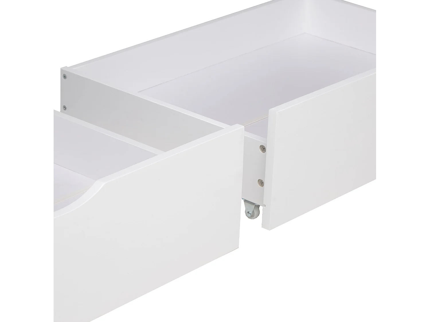 Tiroir de lit 82x53x22 cm blanc