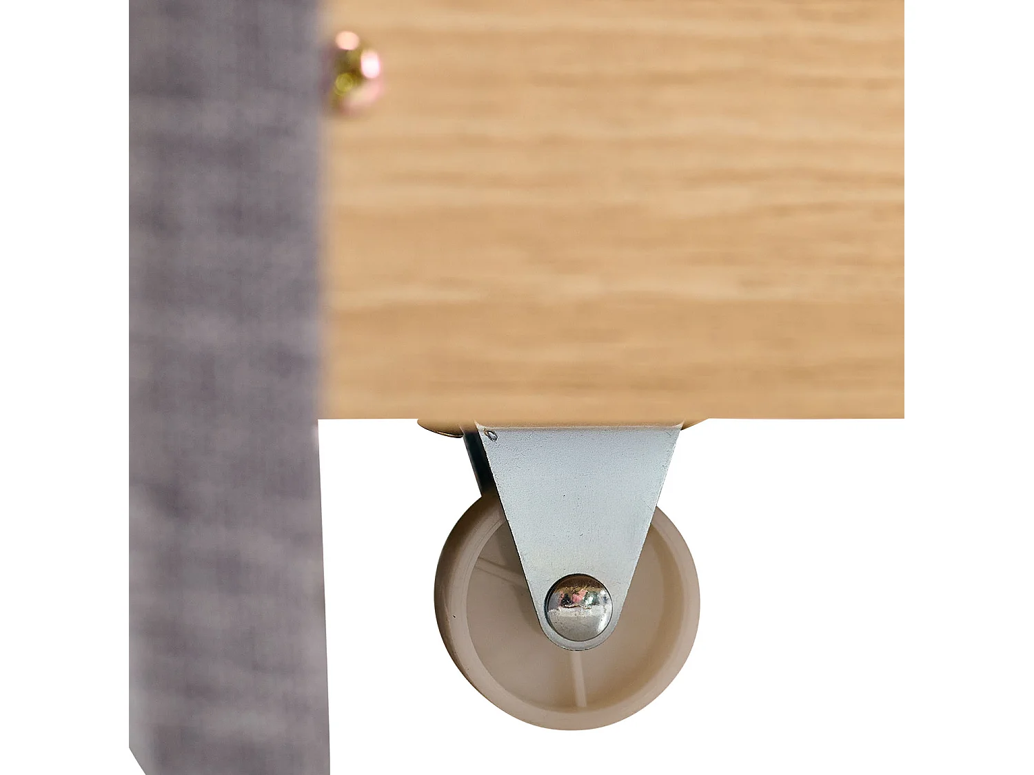 Bedlade 99x37x26 cm grijs set van 2