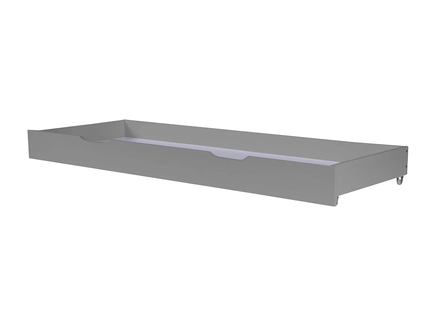 Cassetto per letto 173x63x16 cm grigio