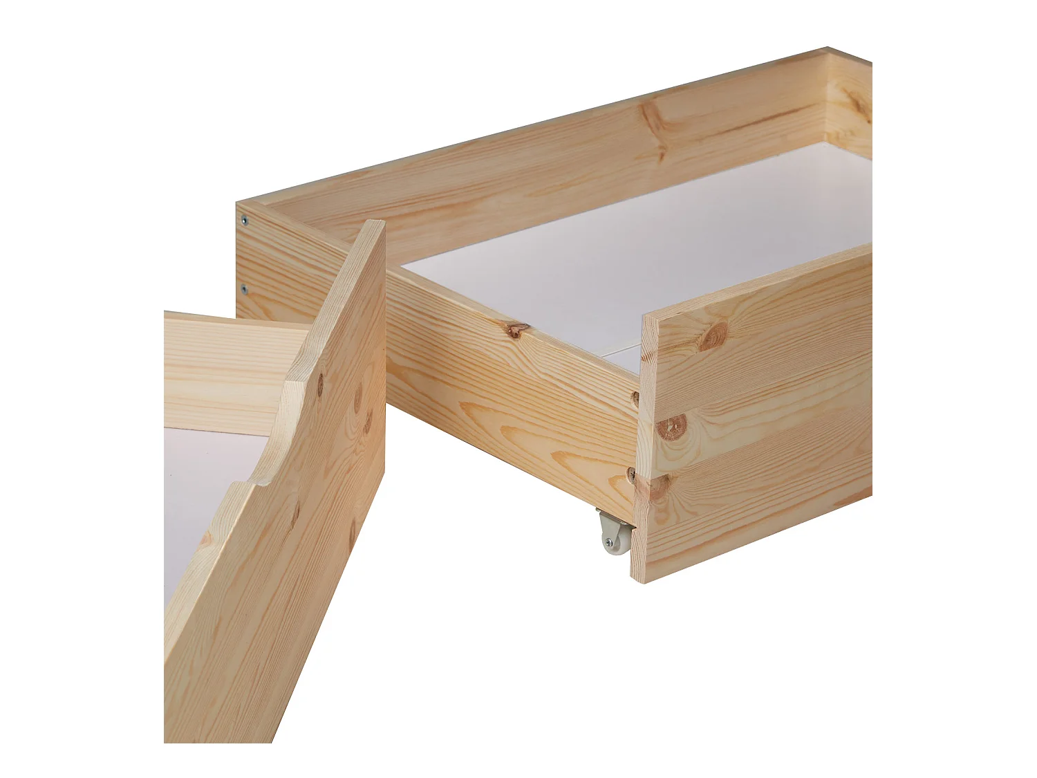 Bettkasten 82x53x22 cm Naturholz