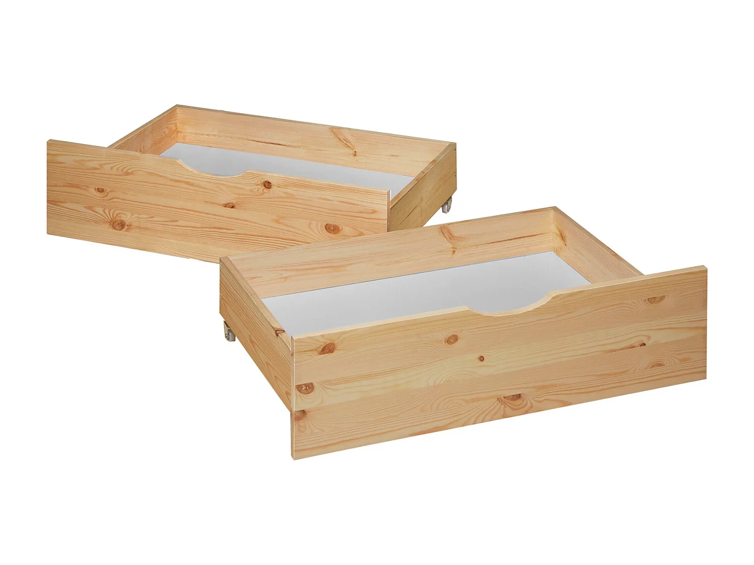 Bettkasten 82x53x22 cm Naturholz