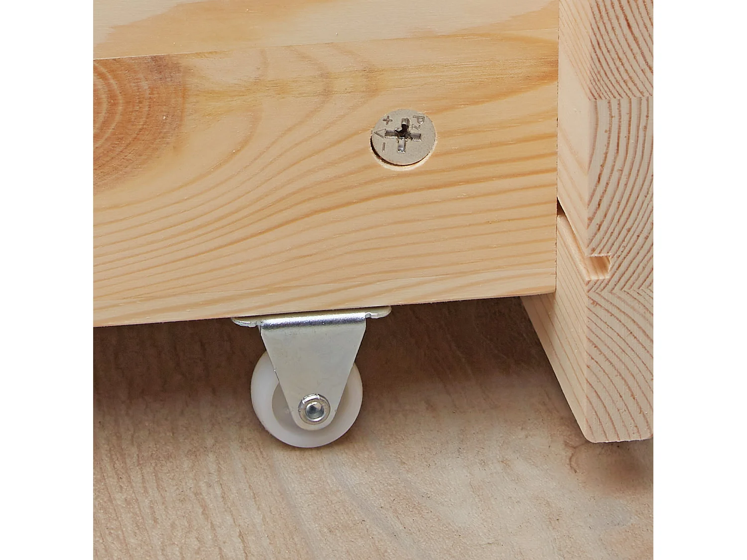 Tiroir de lit 82x53x22 cm naturel