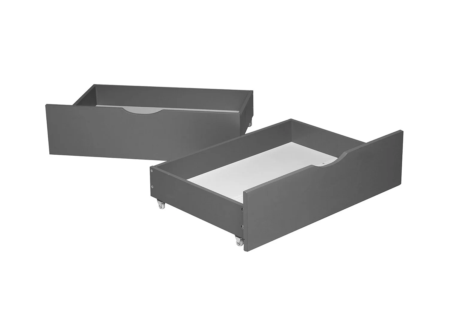 Bettschublade 82x53x22 cm grau